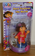 Dora The Explorer Dora Explores The World Figure Collection - Japan NEW