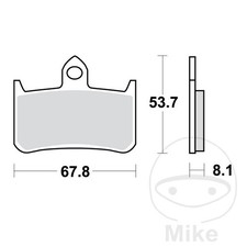 TRW Sintered front brake pads