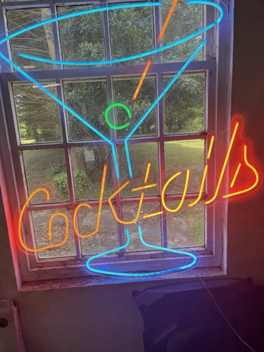 Large illuminated cocktails - illuminated,