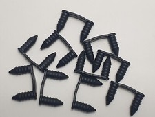 10 X BLACK WIRING LOOM CLIPS MK1 MK2 FORD ESCORT CAPRI RS2000 CORTINA ANGLIA RS