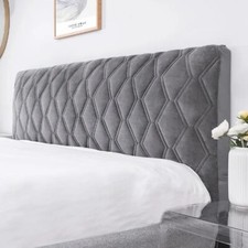 All-inclusive Smooth Quilted Head Cover Velvet Headboard Cover Protector Cover
