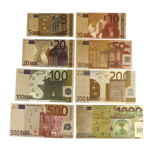 8pc set gold plated - 8pc, euro
