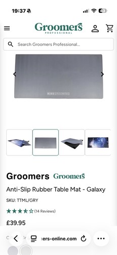 Nonslip dog grooming table mat - nonslip,