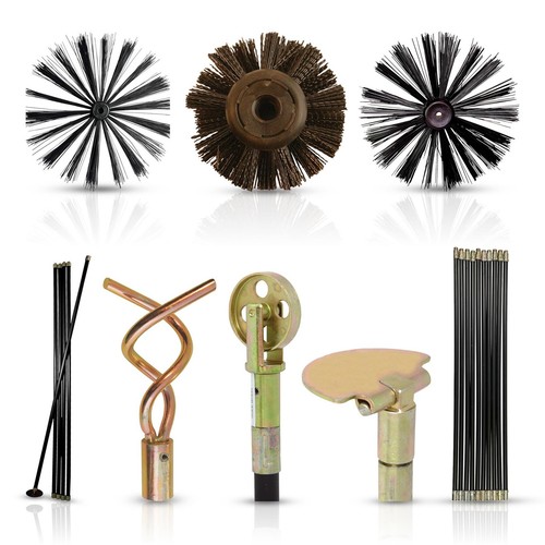 Drain rod rods set flue - rods,