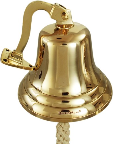 Brass ship bell door - bell, with