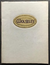 WOLSELEY CARS Sales Brochure