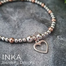 925 Sterling Silver & Rose