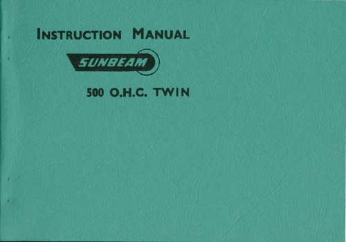 Sunbeam instruction - sunbeam,