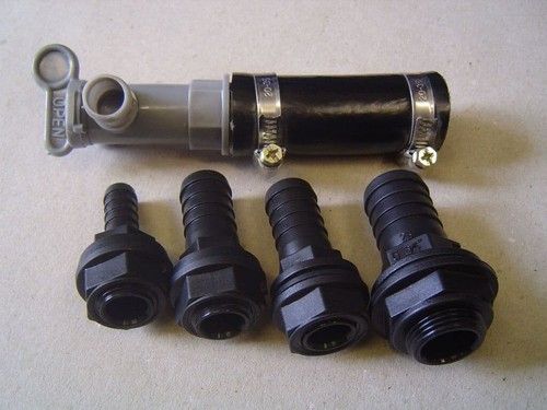 Nut fittings waste water - fittings,