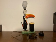 Rare Vintage  Carleton ware Guinness Toucan Lamp GA/2178 WORKING NOT CHECKED
