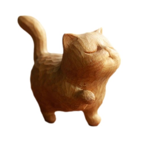 Lovely cats small wooden - small,