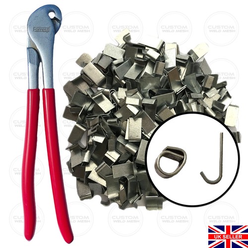 Wire mesh clips cage - mesh, j-clips