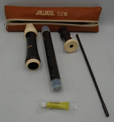 Aulos 209a alto recorder - aulos,