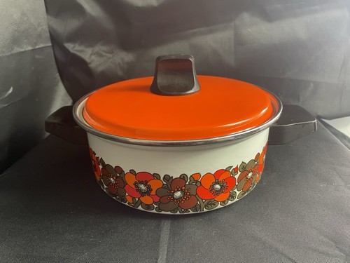 Vintage 70s decorative enamel - decorative,