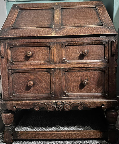 Ercol 438 oak carved - ercol,
