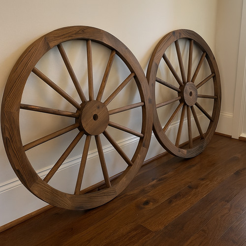 Set wooden wagon - of,