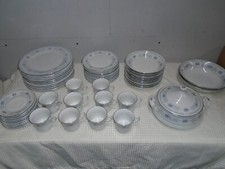 Crown Ming "JIAN SHIANG" Fine Bone China 50 Piece Dinner Set + Tureen
