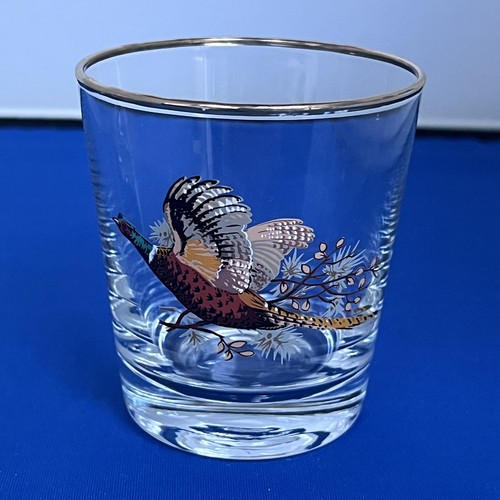 Vintage gilded rocks tumbler - gilded,