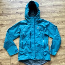 Mountain Equipment Women’s Goretex Waterproof Jacket Size 8 UK Light Blue Marine