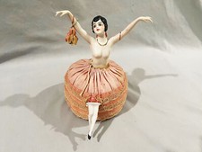 Antique HALF DOLL - PINCUSHION