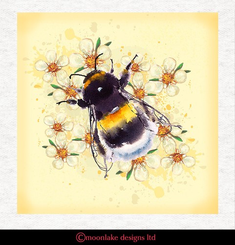Bee fabric craft - bee,