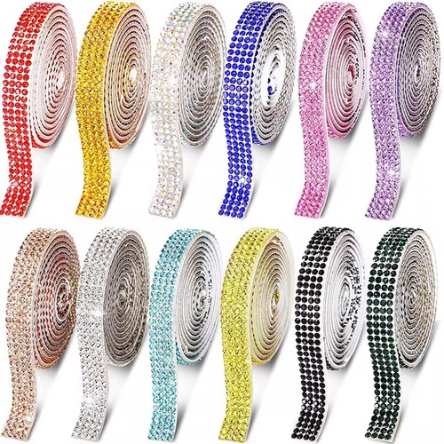 Self adhesive rhinestone strip - rhinestone,