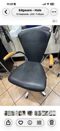 Hairdressing salon chair - hairdressing,