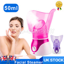 Facial Steamer Spa Pores Steam Sprayer Sauna Skin Mist Clean Beauty Face UK
