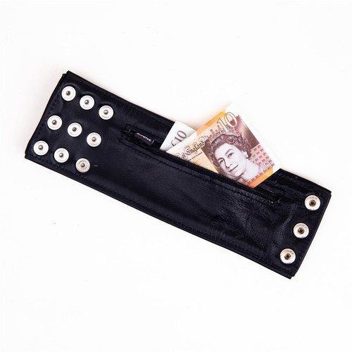 Rufstok leather wrist wallet - leather,