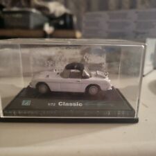 MGB Soft Top Hongwell Cararama 1/72 Scale White Chrome Boot Rack Collectable