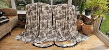 TOILE CURTAINS 54" DROP BY 76"