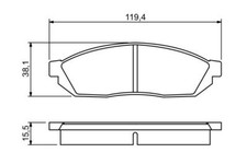 Brake Pad Set, disc brake for