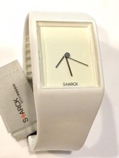 Philippe Starck Watch PH5035 White Polished Band, NWT, New Battery, Reg $115