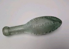 Vintage Glass Torpedo Bottle