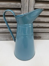 Vintage French Enamel Pitcher