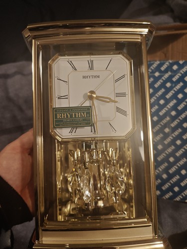 Rhythm quartz mantel clock - rhythm,
