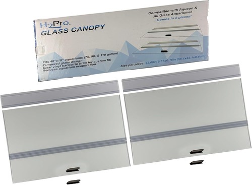 Glass aquarium canopy lid - glass,