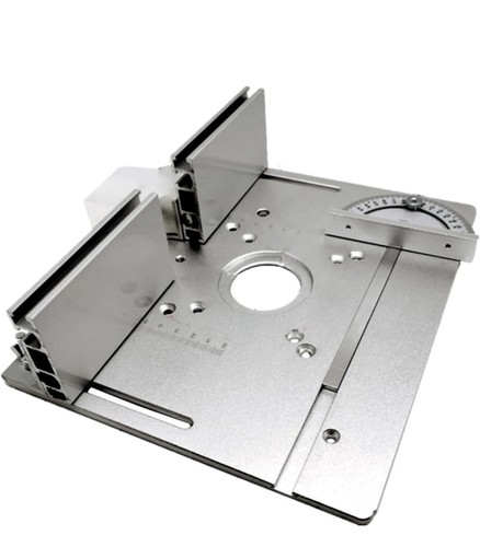 Aluminum router table insert - aluminum,