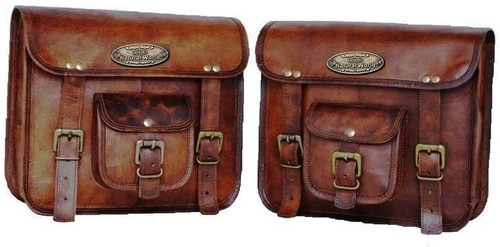 Leather motorcycle saddle two - saddle,