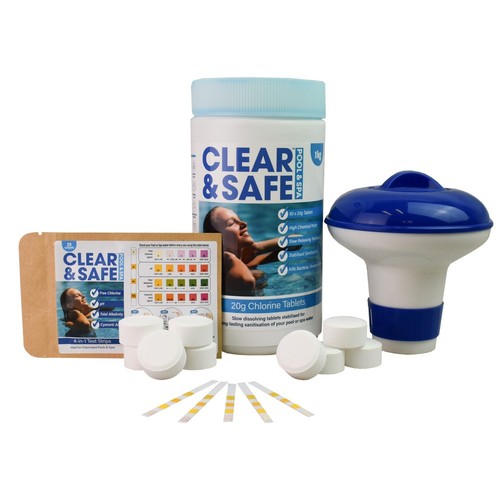 Clear safe 1kg - 20g, chlorine