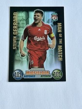 MATCH ATTAX 2007/08 07/08 STEVEN GERRARD 100 101 HUNDRED CLUB MAN OF THE MATCH