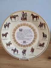 Vintage Aynsley 'The Horse' Fine Bone China Collector Plate, 1976