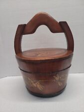 Vintage Wooden Water Bucket