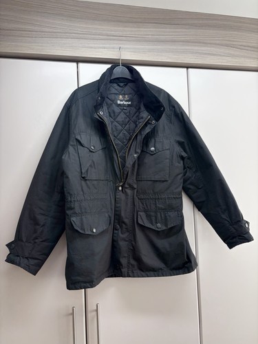 Barbour wax jacket black - barbour,