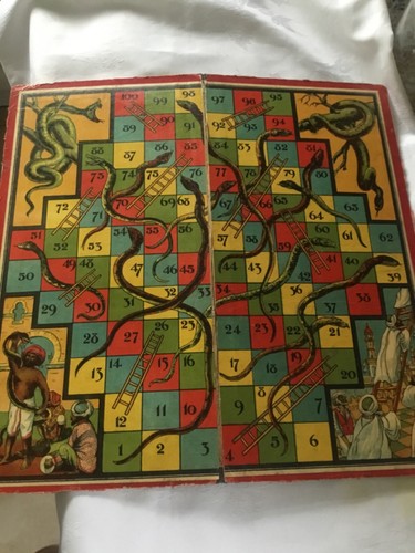 Vintage snakes and - , ladders