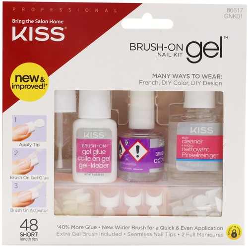Kiss brush gel - kiss, kit