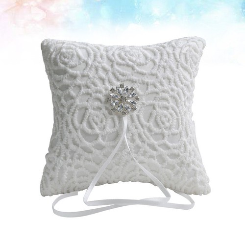 1pc wedding ring pillow - ring, lace