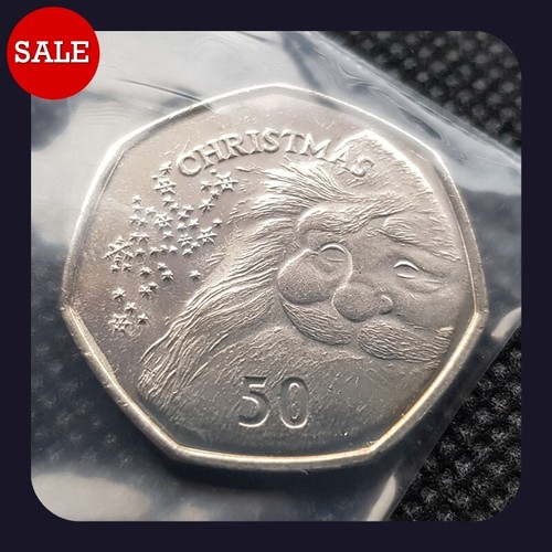 2015 unc gibraltar santa 50p - santa,