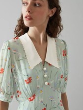 LK Bennett Mint Floral Print
