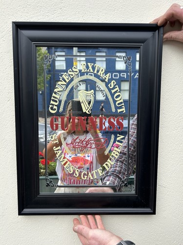 Guinness pub mirror - guinness,